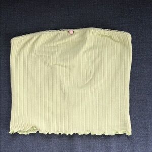 Green Strapless Women's Skirt